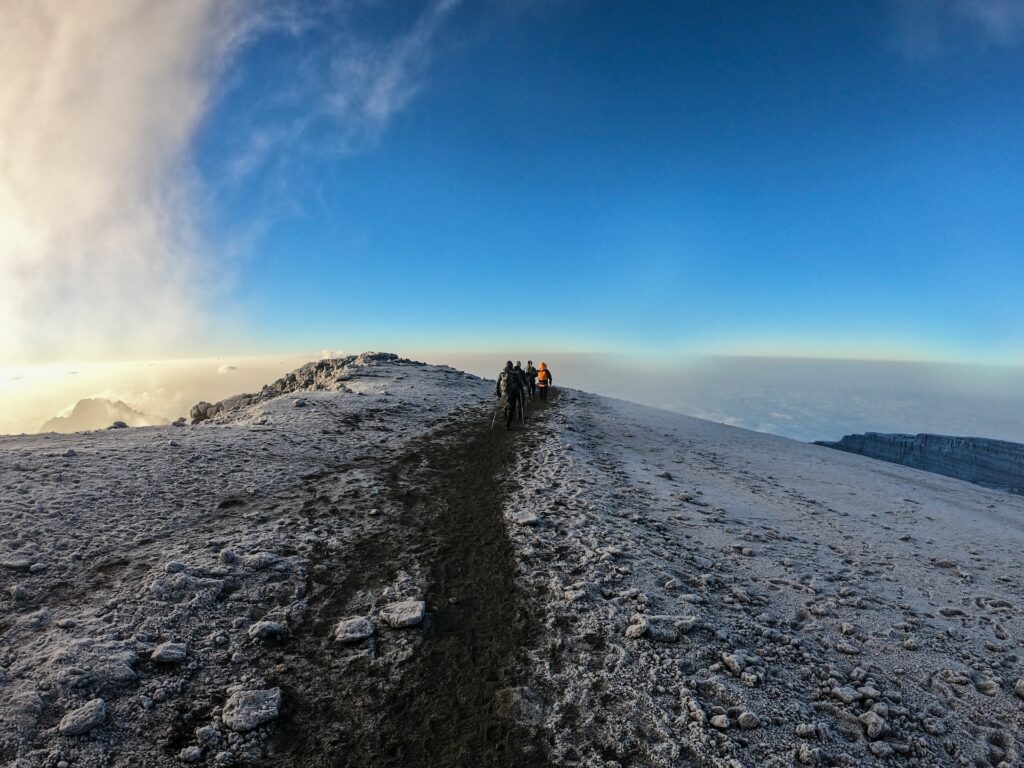 The Arctic Zone of Mount Kilimanjaro in Tanzania