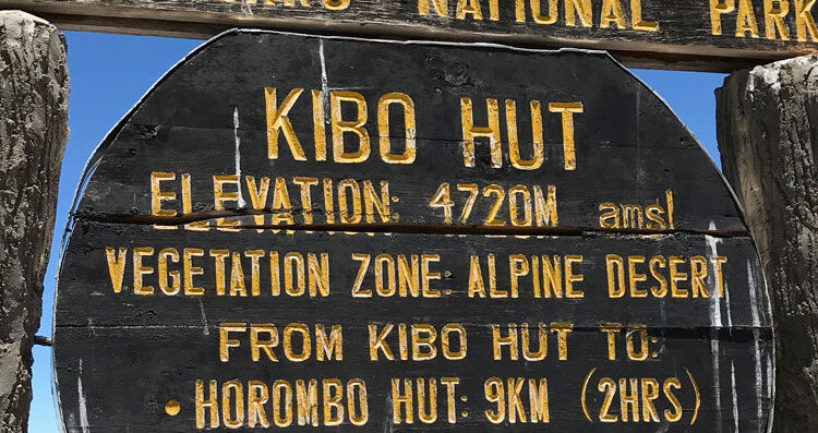 The Kibo Hut & Camping Ground of Mount Kilimanjaro