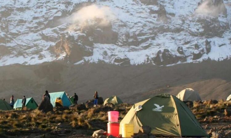 The Shira Two Camp (Campsite) of Mount Kilimanjaro